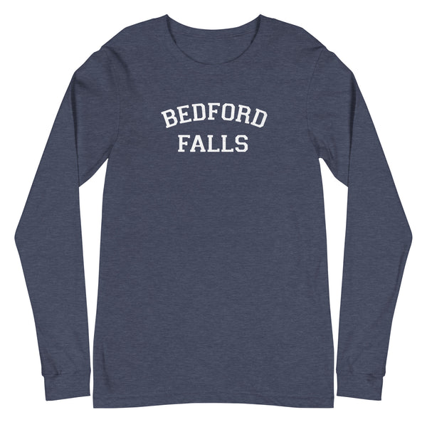 Bedford Falls Long Sleeve Tee (White Logo)