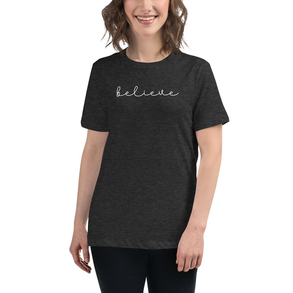 Believe Christmas Women's Relaxed Tee