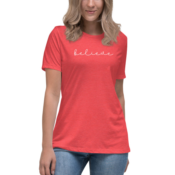 Believe Christmas Women's Relaxed Tee