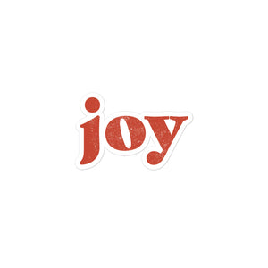 Joy Bubble-free Sticker