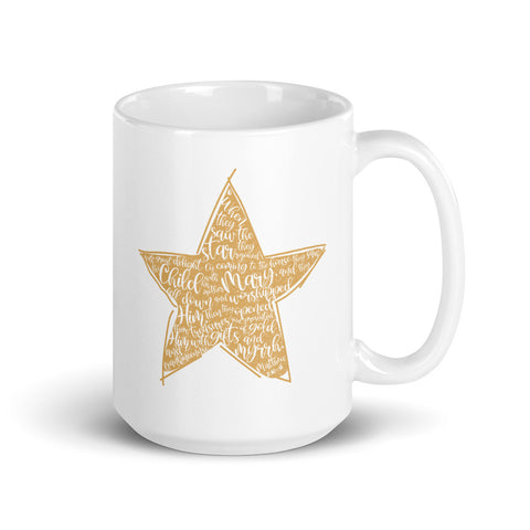 Christmas Star Matthew 2:10-11 15oz Mug