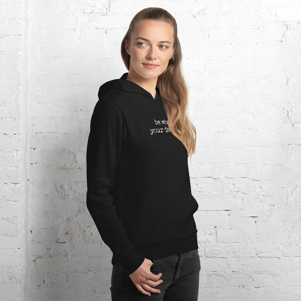Be Where Your Feet Are Hoodie (Bella + Canvas)