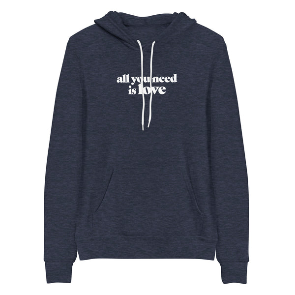 All You Need is Love Hoodie (Bella + Canvas)