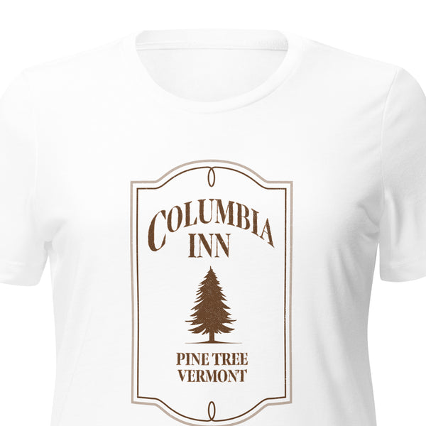 White Christmas Iconic Columbia Inn Tee